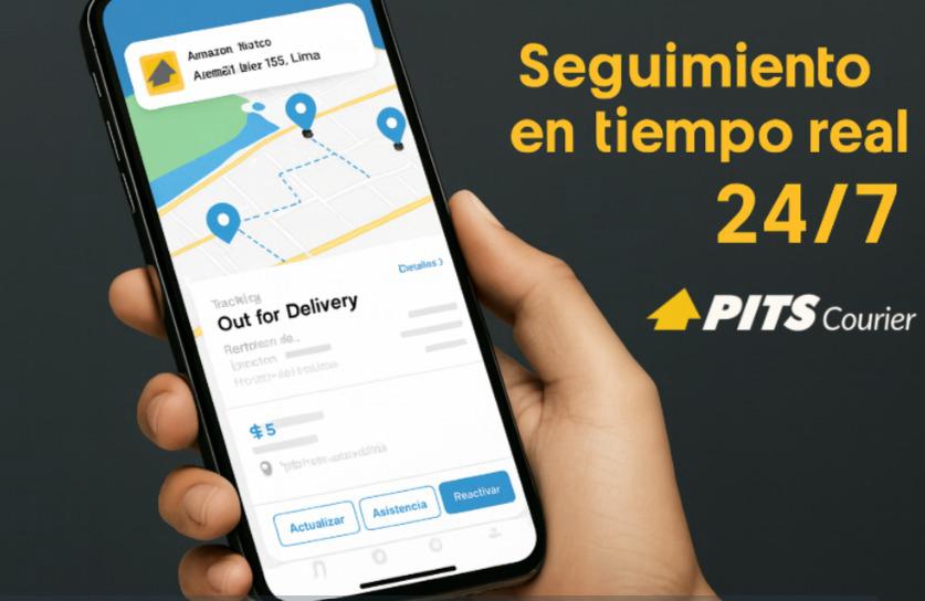 Aplicación de rastreo de paquetes en tiempo real PITS - Tecnología de seguimiento courier Perú